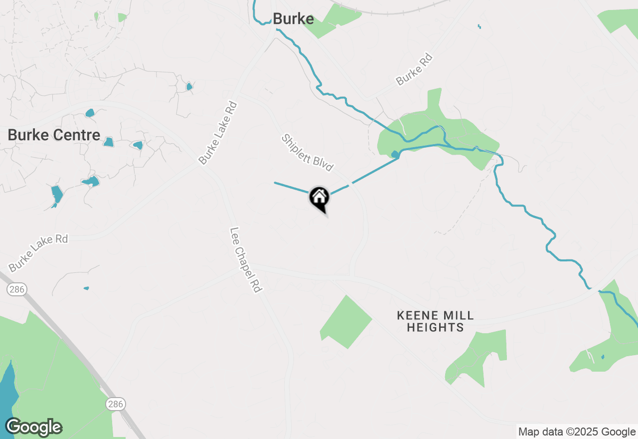 Map of 6333 Teakwood Court, Burke, VA 22015