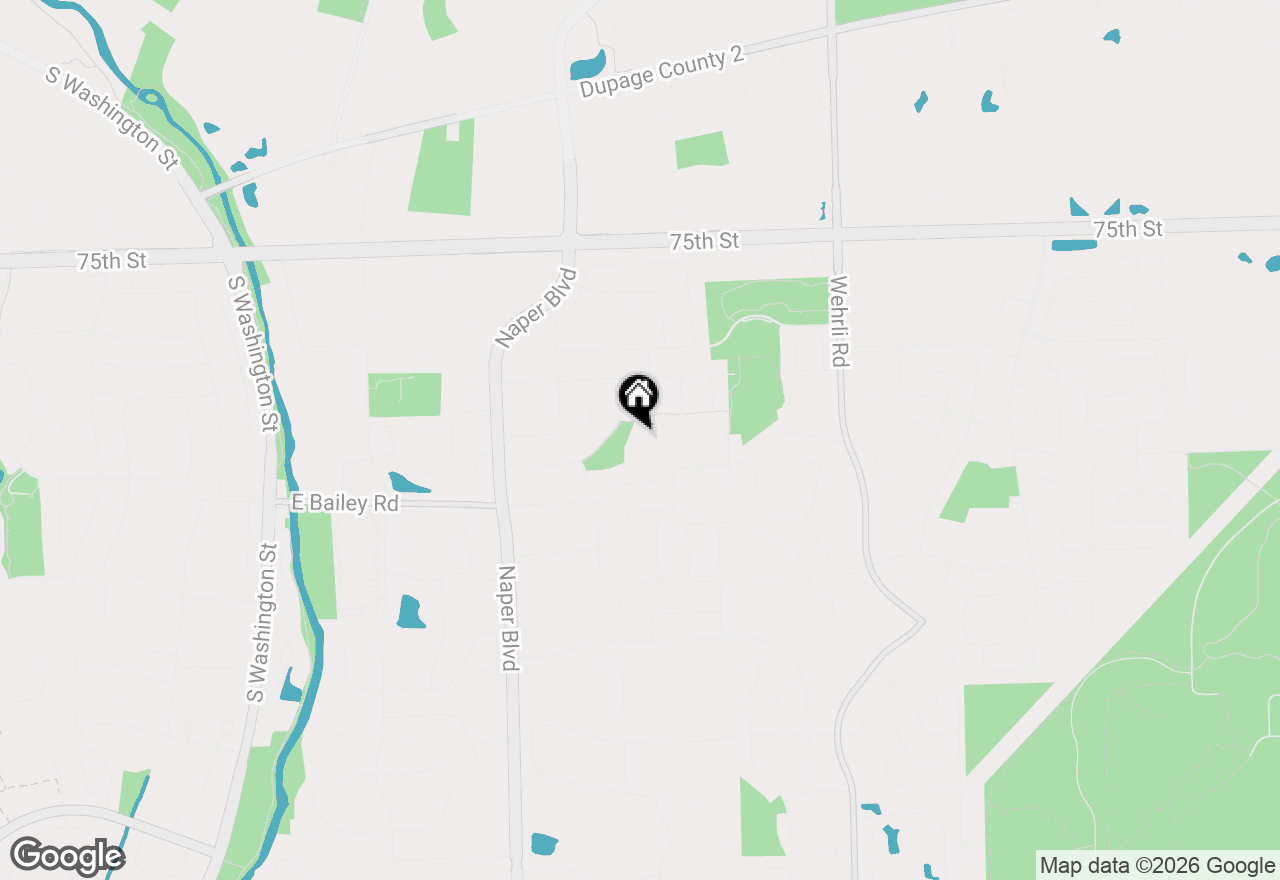 Map of 1535 Hampton Court, Naperville, IL 60565