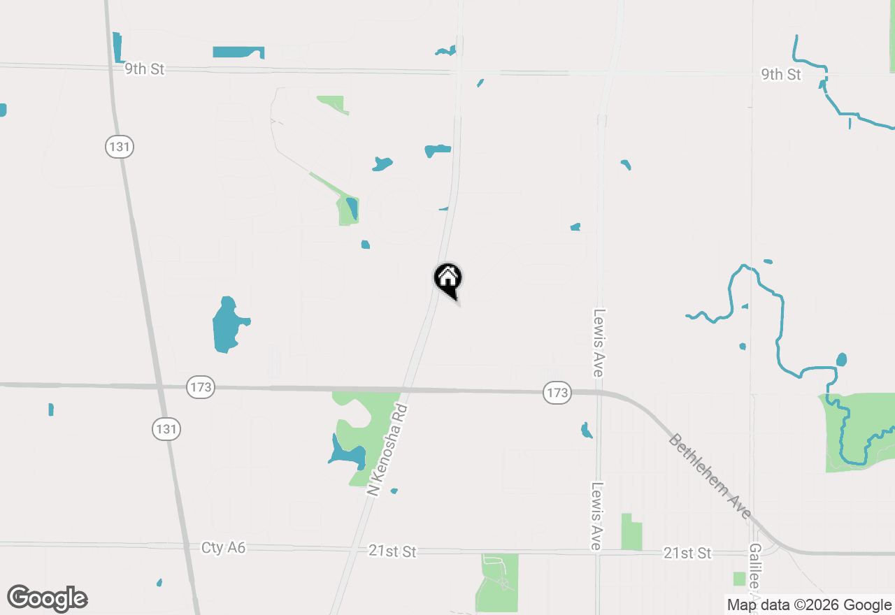 Map of 3609 Harbor Ridge Drive, Zion, IL 60099