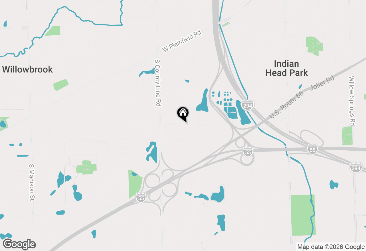 Map of 124 Carriage Way Drive #B109, Burr Ridge, IL 60527