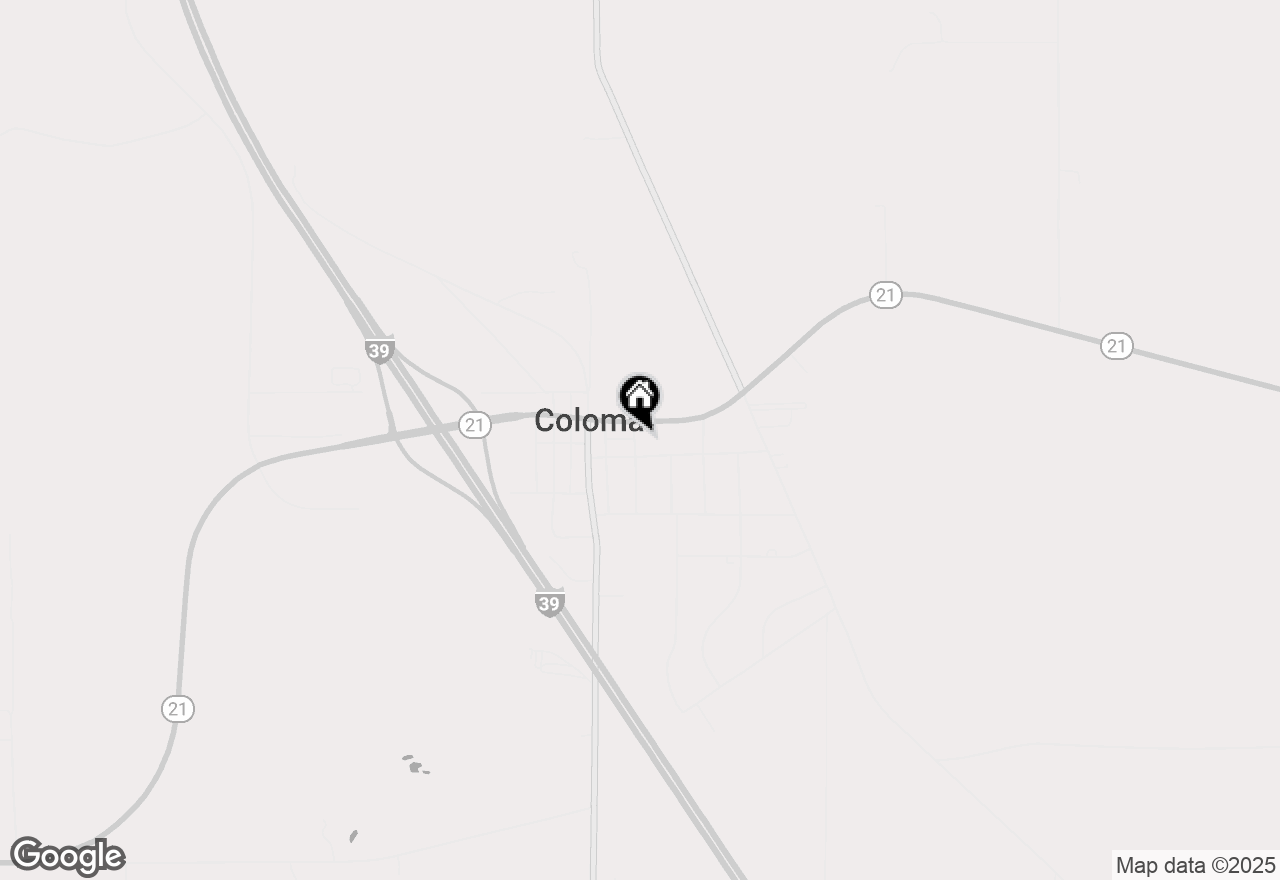 Map of 208 E Main Street, Coloma, WI 54930