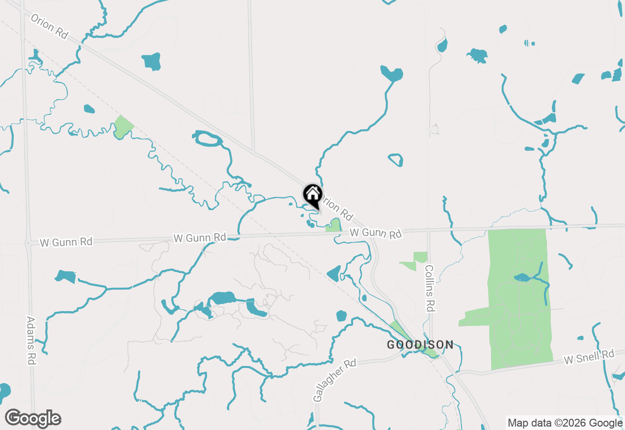 Map of 3954 N Ellamae Road, Oakland, MI 48363