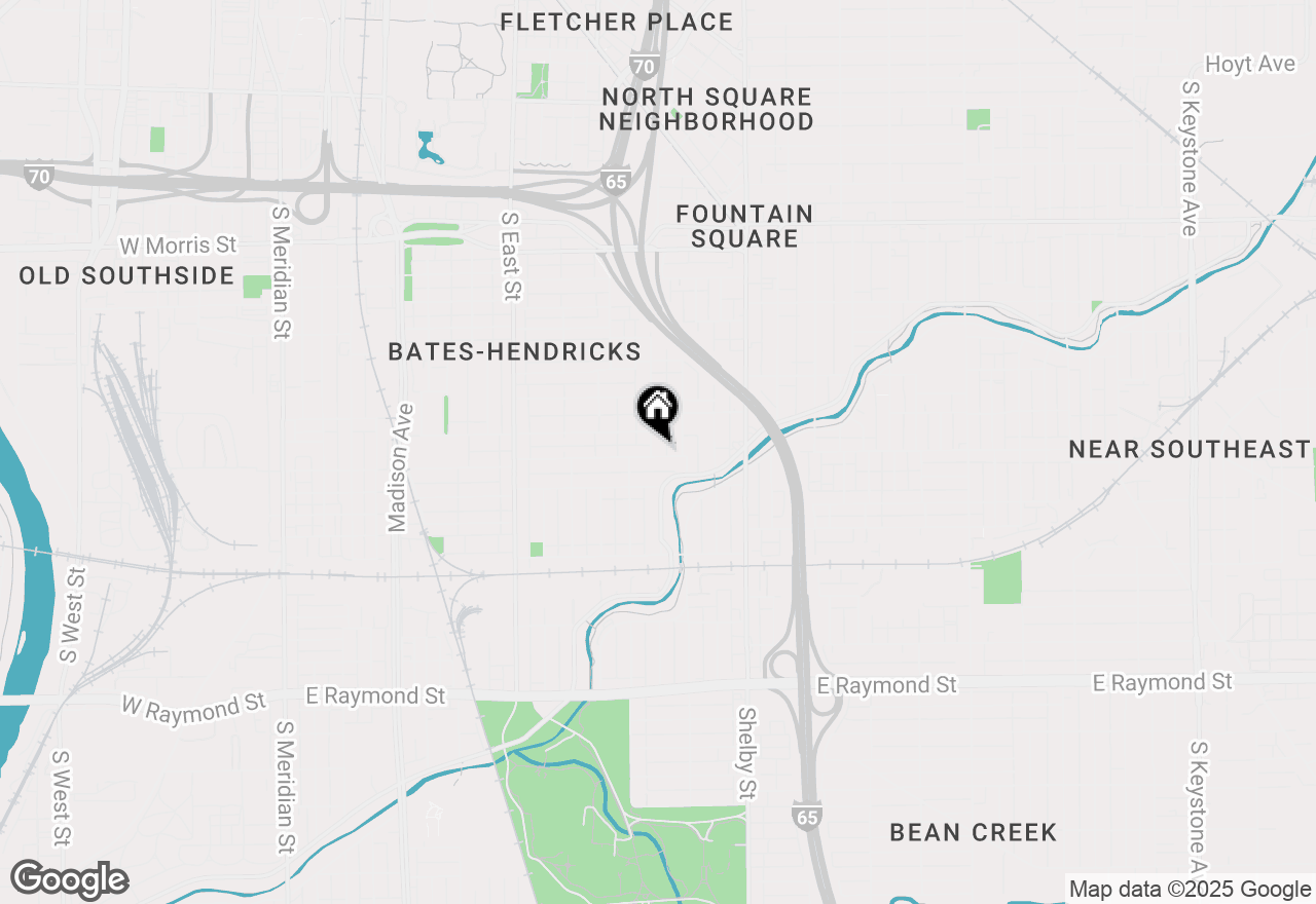 Map of 934 E Minnesota Street, Indianapolis, IN 46203