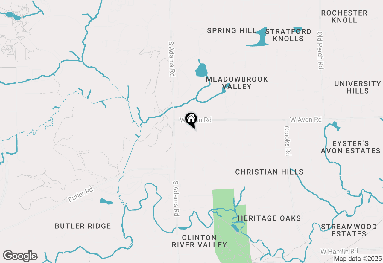 Map of 1059 Christian Hills Drive, Rochester Hills, MI 48309