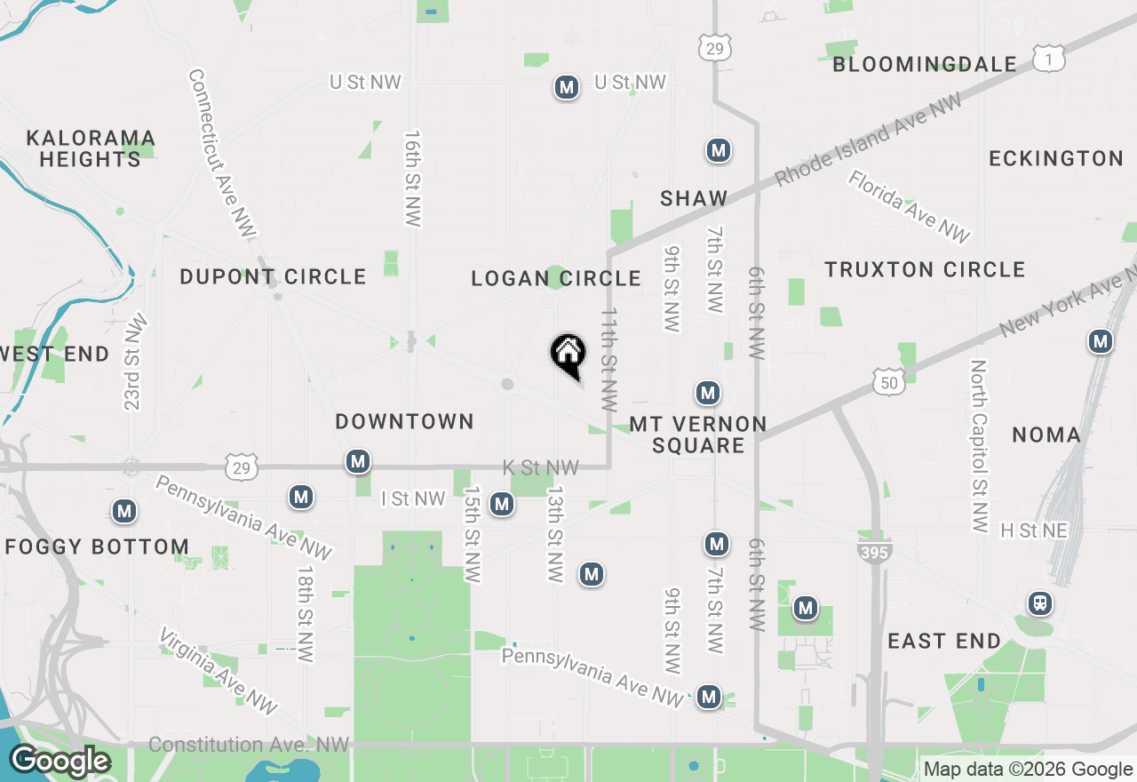 Map of 1224 M Street Nw #404, Washington, DC 20005