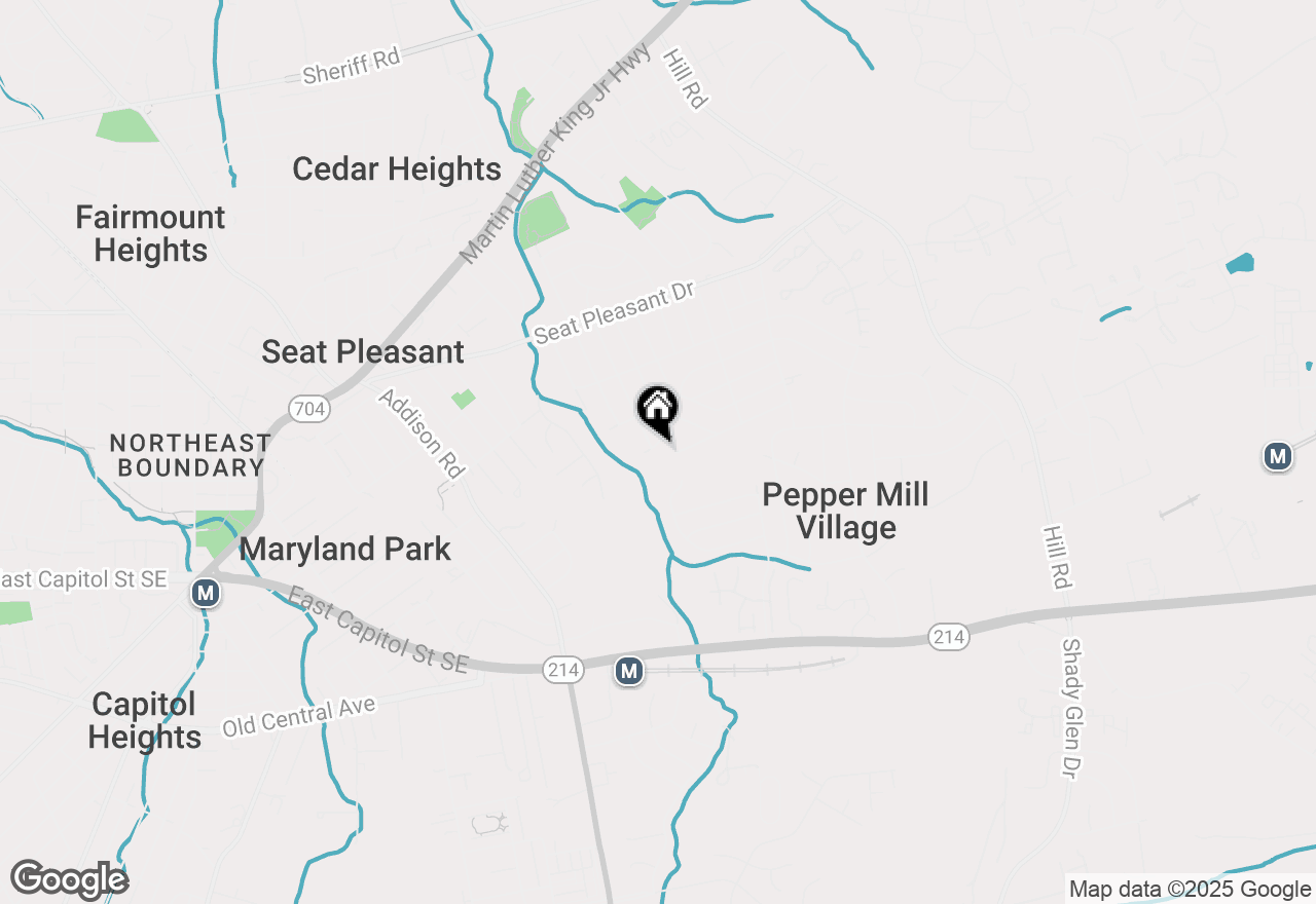 Map of 6415 Valley Park Road, Capitol Heights, MD 20743