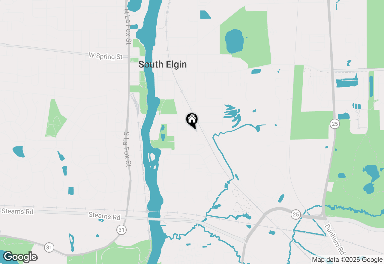 Map of 24 Hilltop Lane, South Elgin, IL 60177