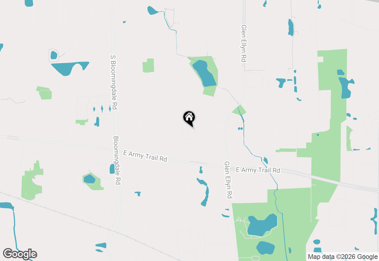 Map of 321 Fairchild Court #B, Bloomingdale, IL 60108