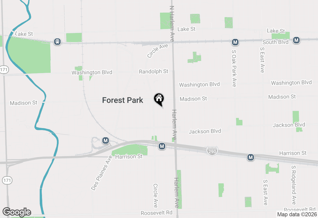 Map of 435 Marengo Avenue, Forest Park, IL 60130