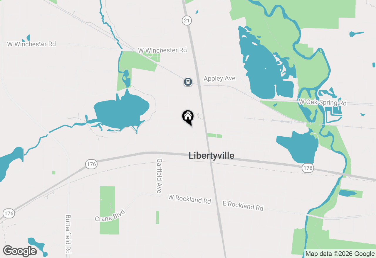 Map of 350 Brainerd Avenue #6A, Libertyville, IL 60048