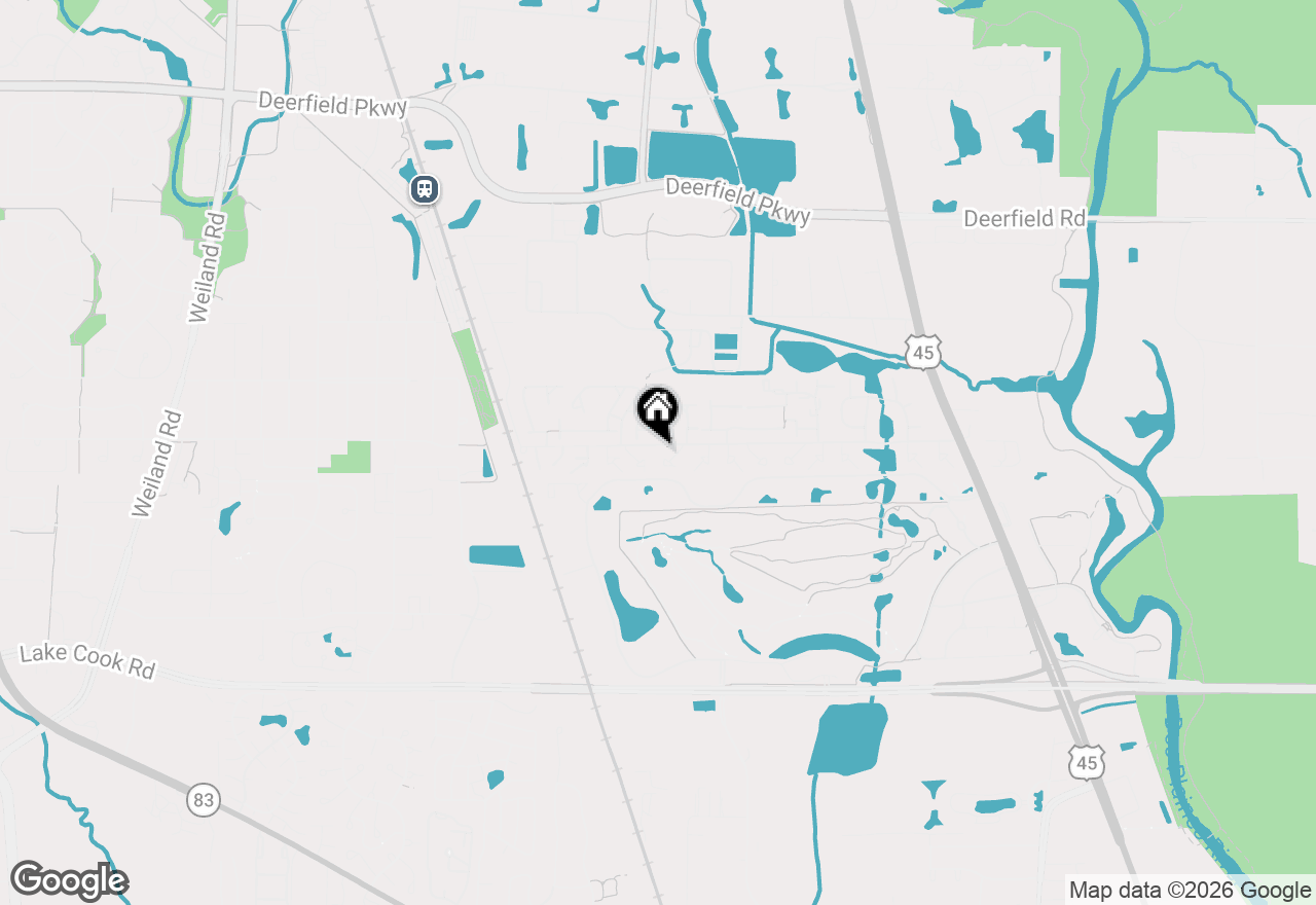 Map of (Address confidential), Deerfield, Illinois 60015