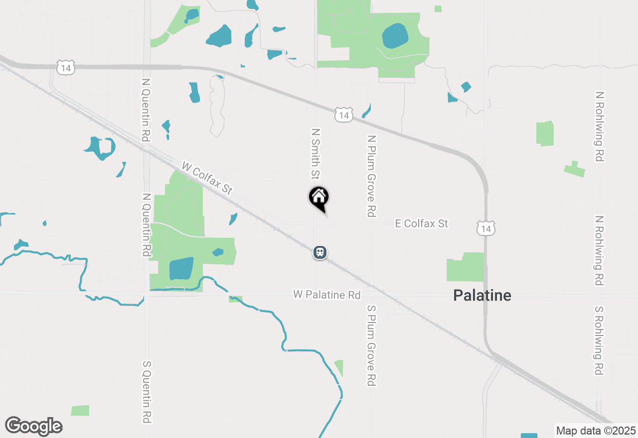 Map of 235 N Smith Street #508, Palatine, IL 60067