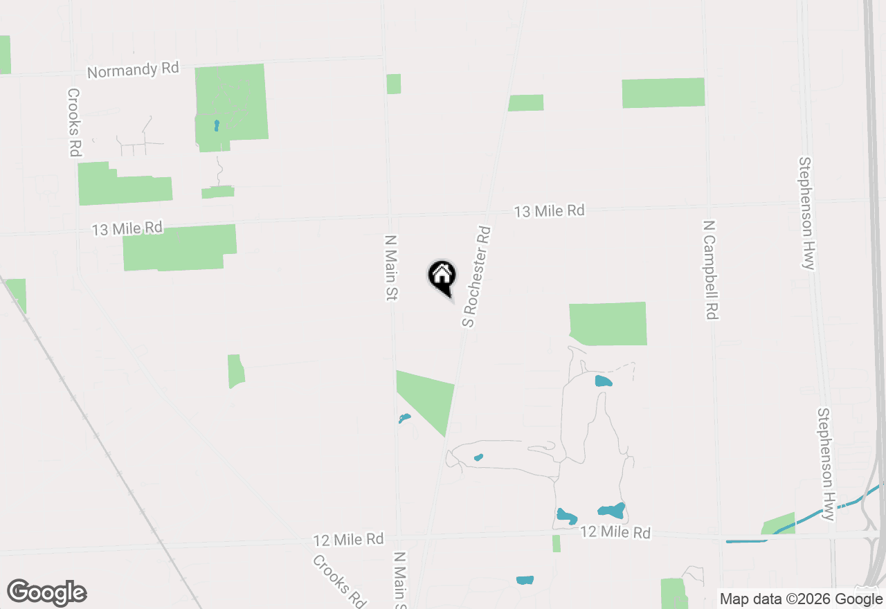 Map of 233 Linden Avenue, Royal Oak, MI 48073