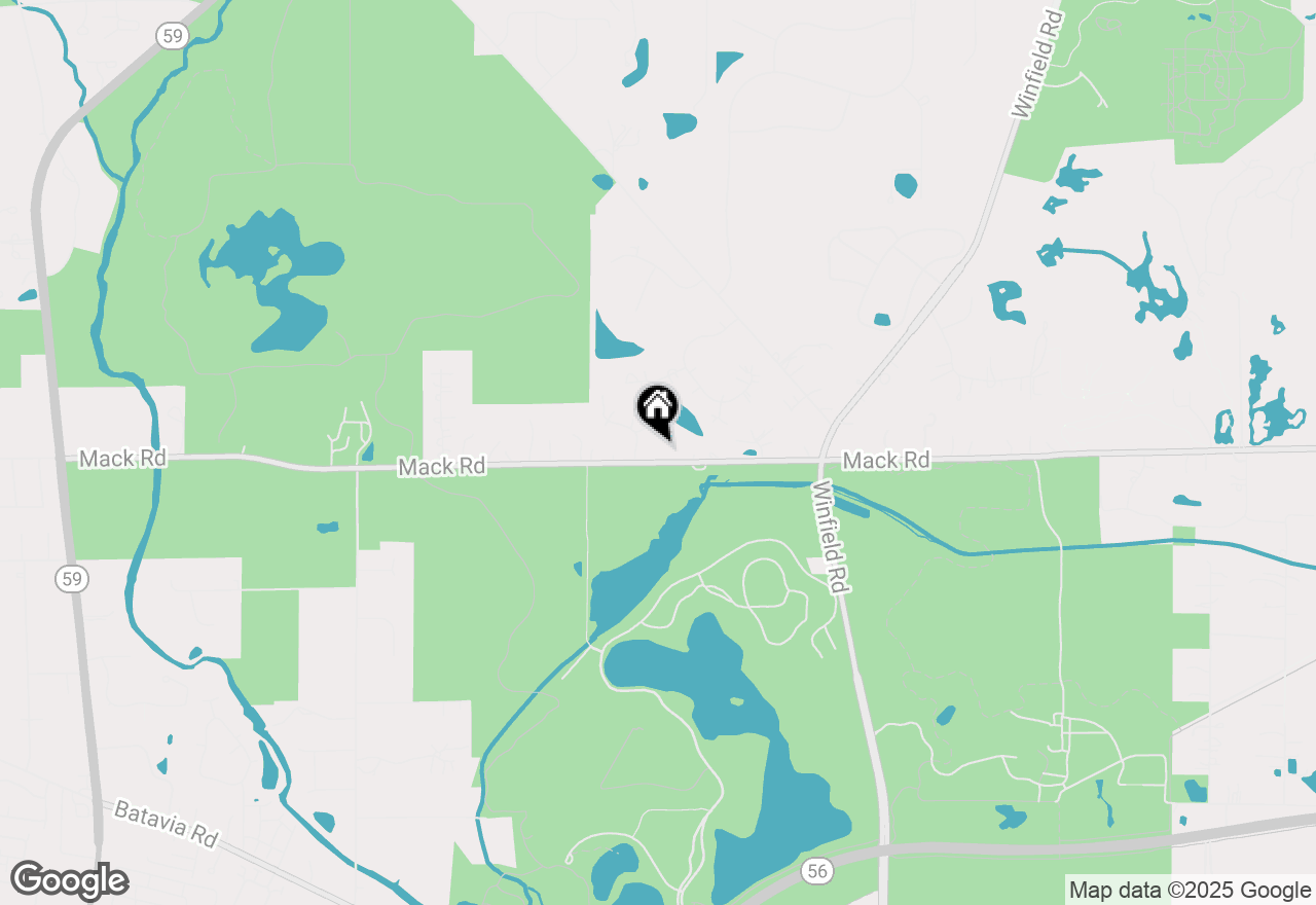 Map of 28W500 Mack Road, West Chicago, IL 60185