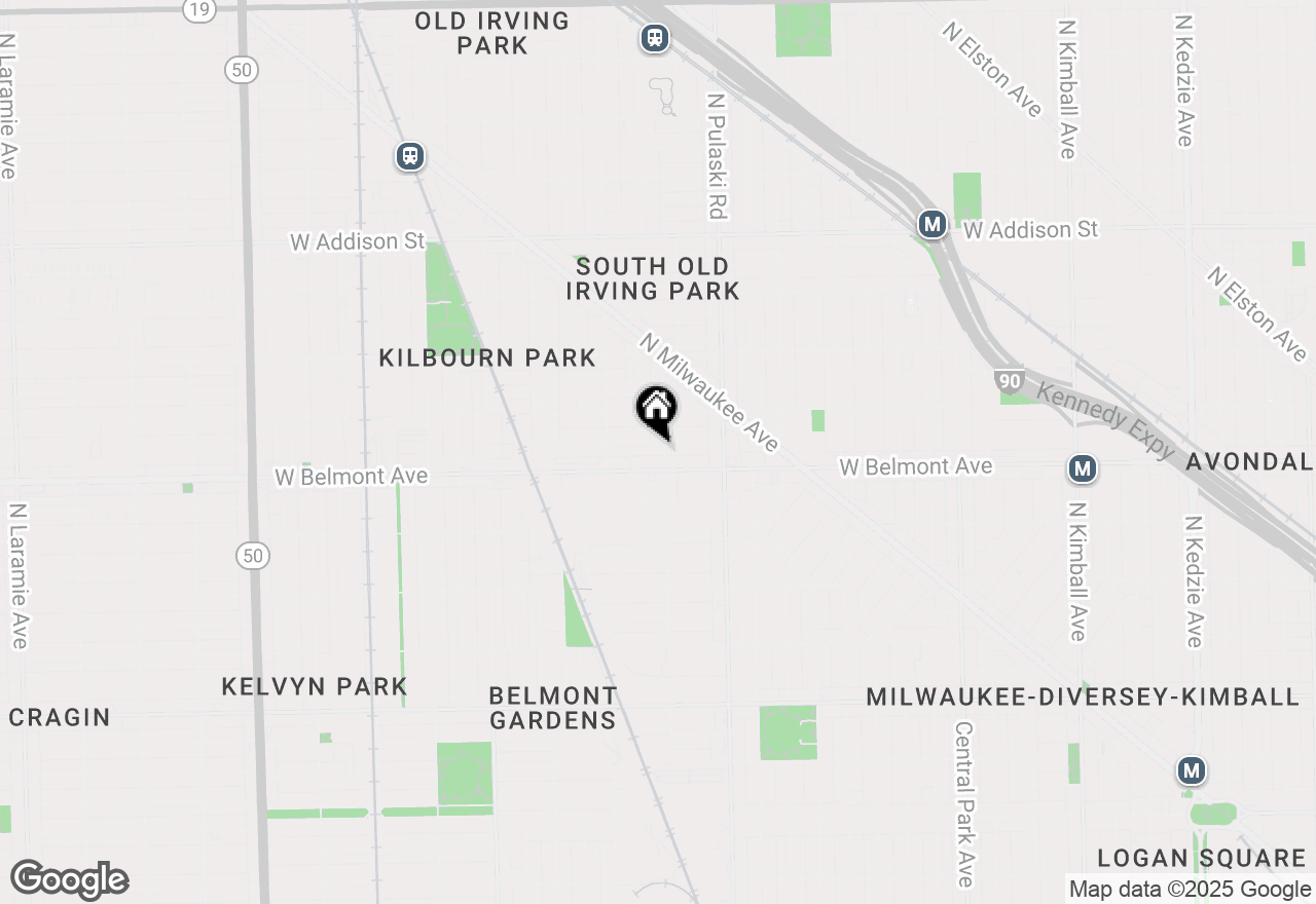 Map of 3216 N Karlov Avenue #4N, Chicago, IL 60641