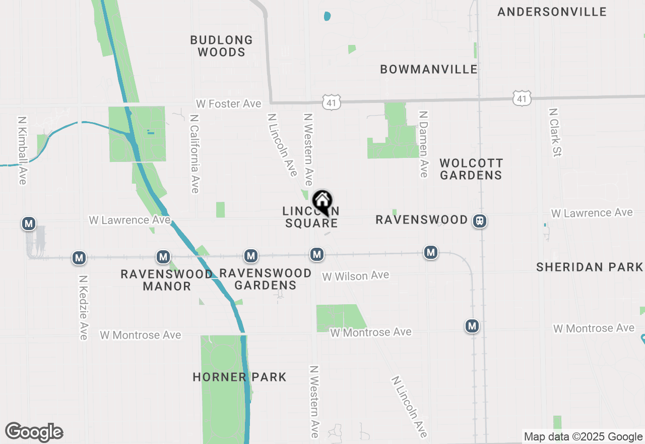 Map of 4759 N Lincoln Avenue #3R, Chicago, IL 60625