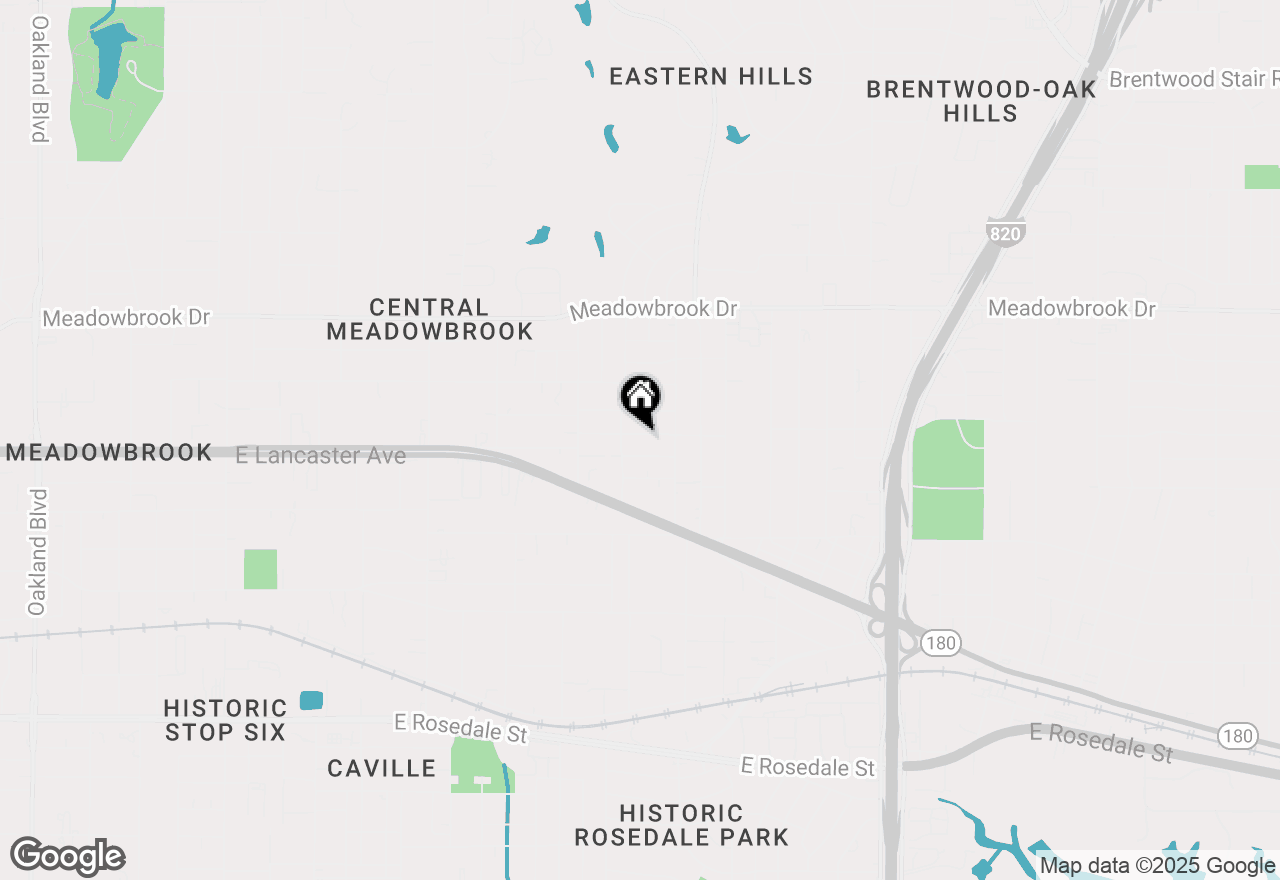 Map of 5512 Greenlee Street, Fort Worth, TX 76112