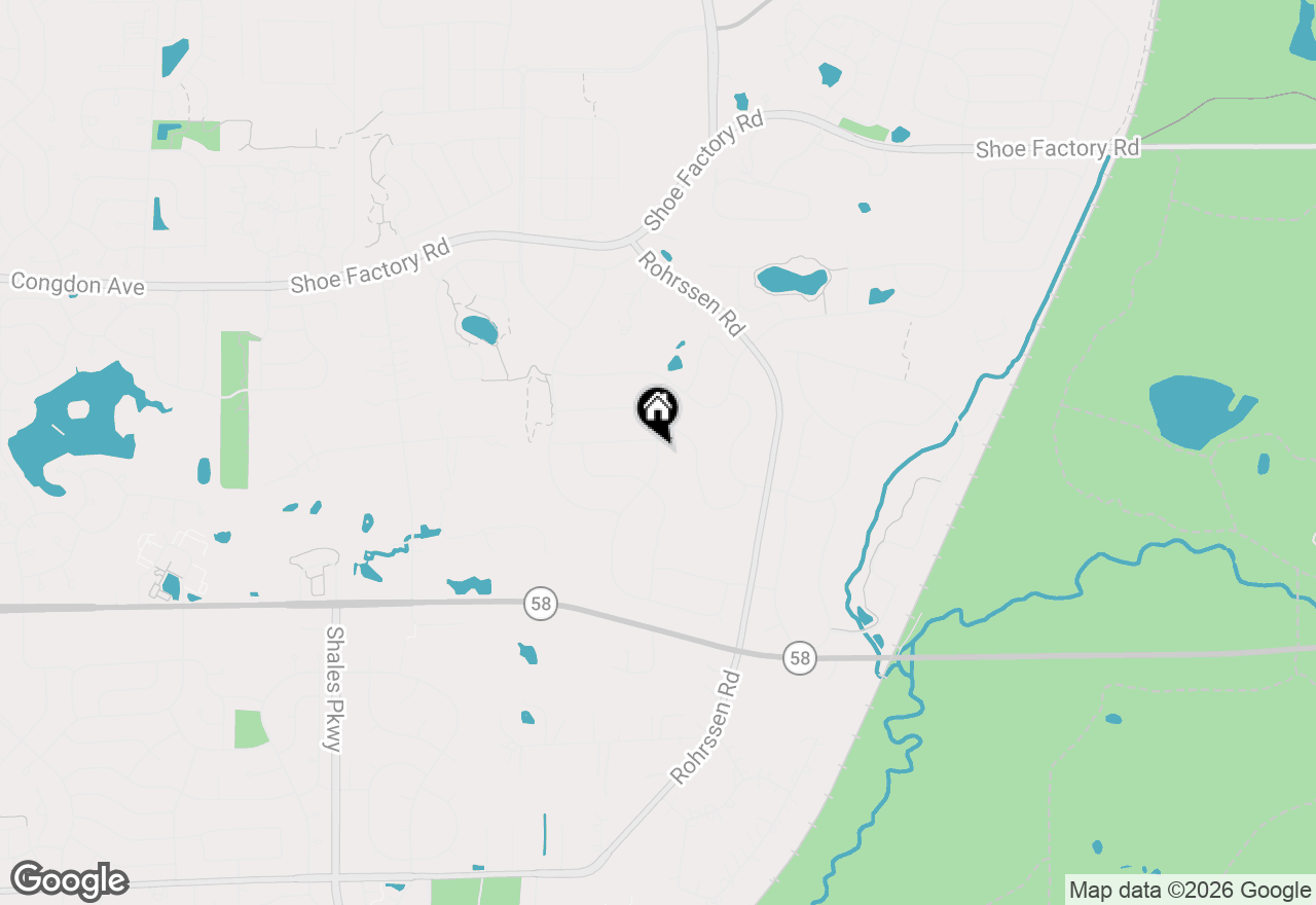 Map of 1385 Caribou Lane, Hoffman Estates, IL 60192
