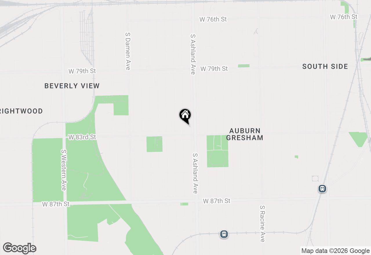 Map of 8232 S Marshfield Avenue, Chicago, IL 60620