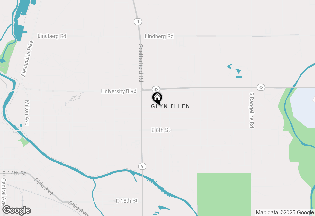 Map of 2313 E 5th Street, Anderson, IN 46012