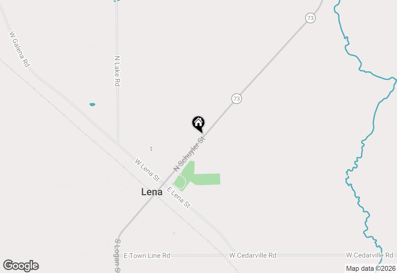 Map of 704 Brynnwood Lane, Lena, IL 61048