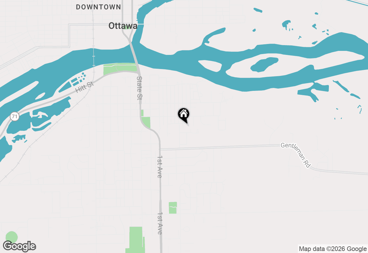 Map of 702 4th Avenue, Ottawa, IL 61350