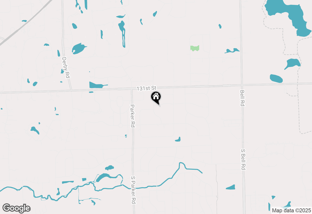 Map of 13245 Silver Fox Drive, Lemont, IL 60439