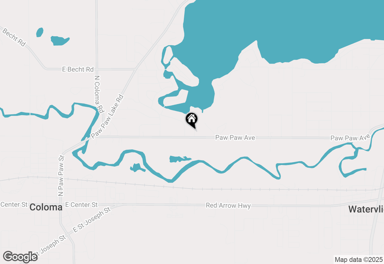 Map of 4530 Douglas Terrace, Coloma, MI 49038