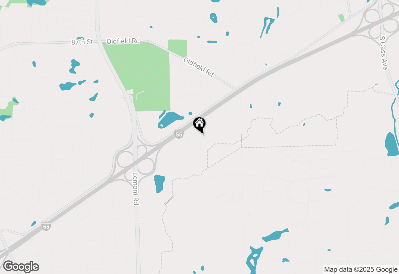 Map of 9234 Waterfall Glen Boulevard, Darien, IL 60561