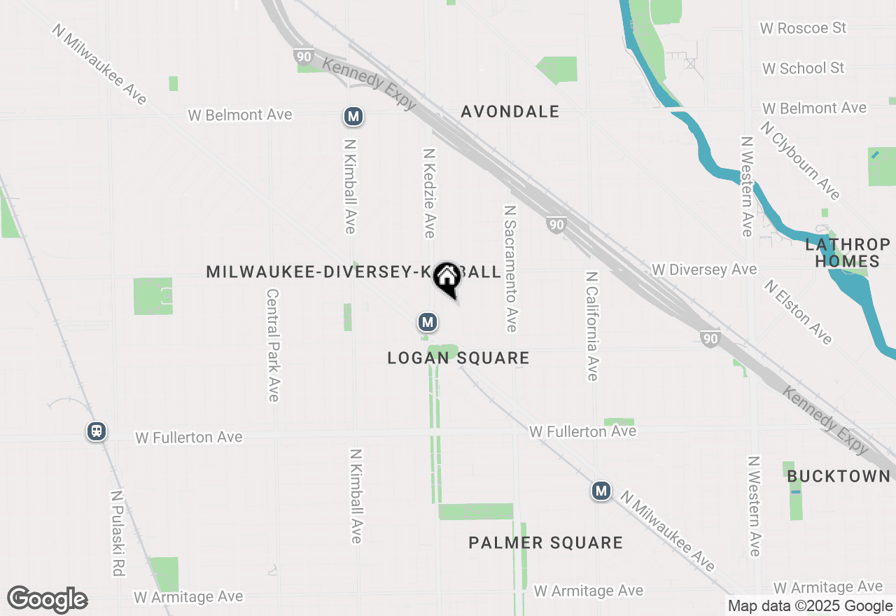 Map of 2702 N Troy Street, Chicago, IL 60647