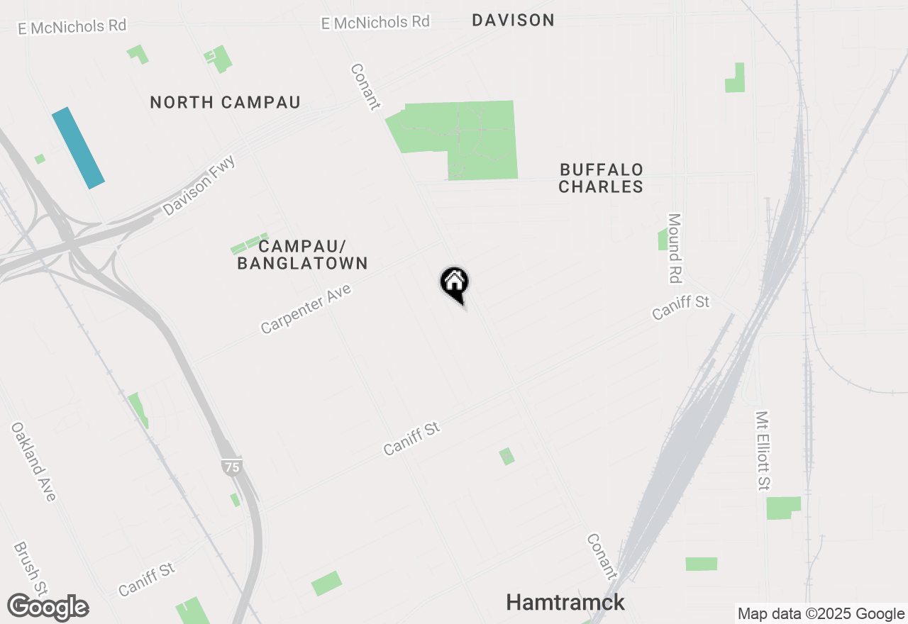 Map of 11711 Moran Street, Hamtramck, MI 48212