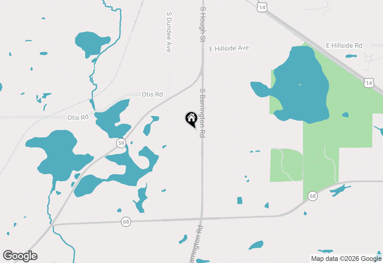 Map of 10 Hubbell Court, Barrington Hills, IL 60010
