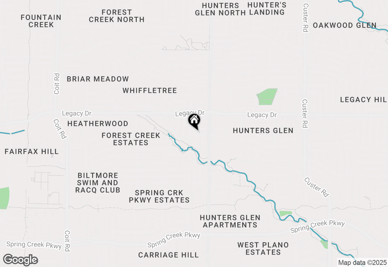 Map of 3113 Fox Hollow Drive, Plano, TX 75023