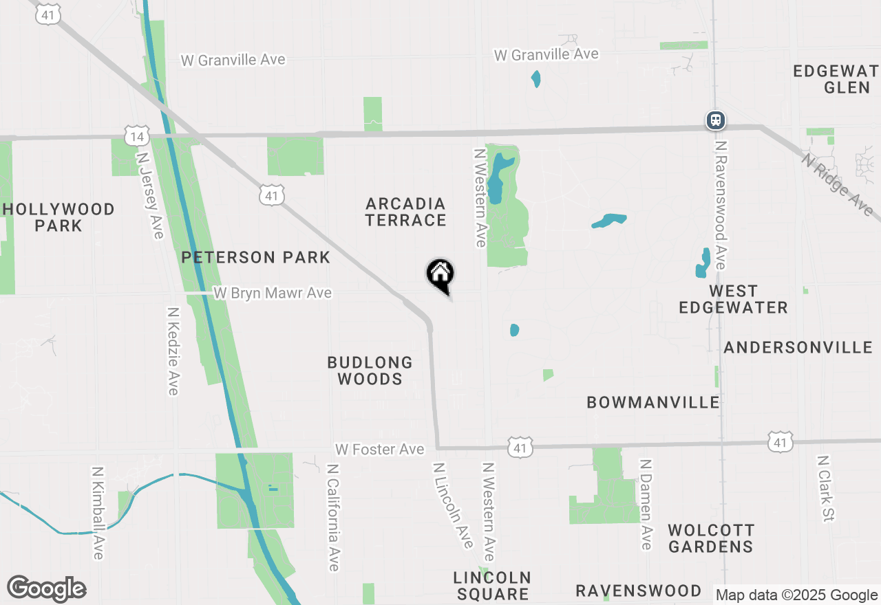 Map of 5544 N Campbell Avenue #2, Chicago, IL 60625