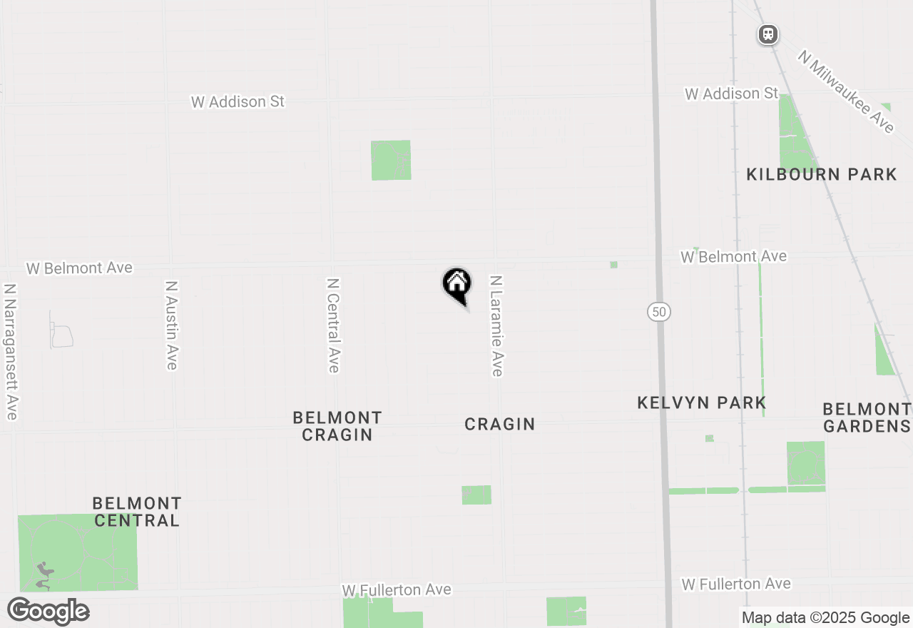 Map of 3055 N Lockwood Avenue #GDN, Chicago, IL 60641