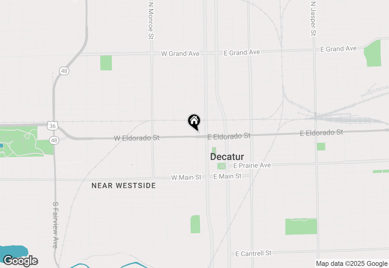 Map of 525 N Church, Decatur, IL 62522