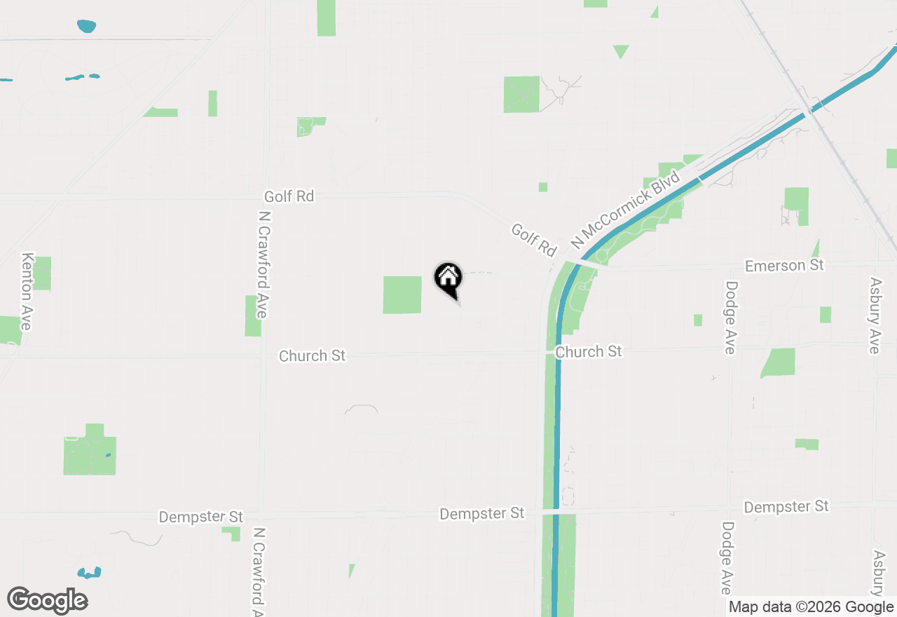 Map of 9301 Drake Avenue, Evanston, IL 60203