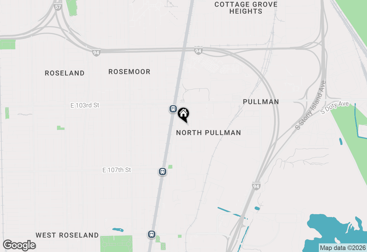 Map of 732 E 104th Place, Chicago, IL 60628