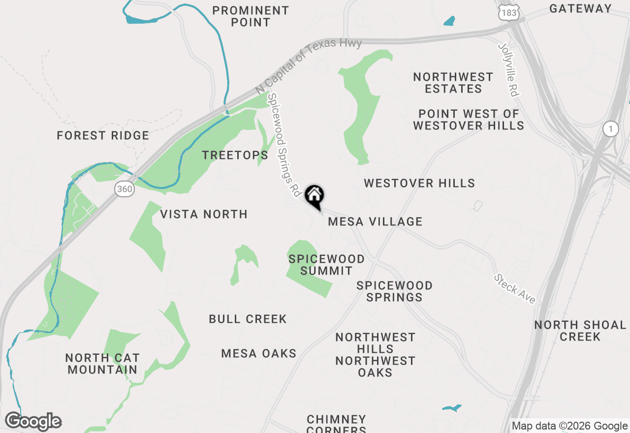 Map of 4711 Spicewood Springs Rd #1-201, Austin, TX 78759