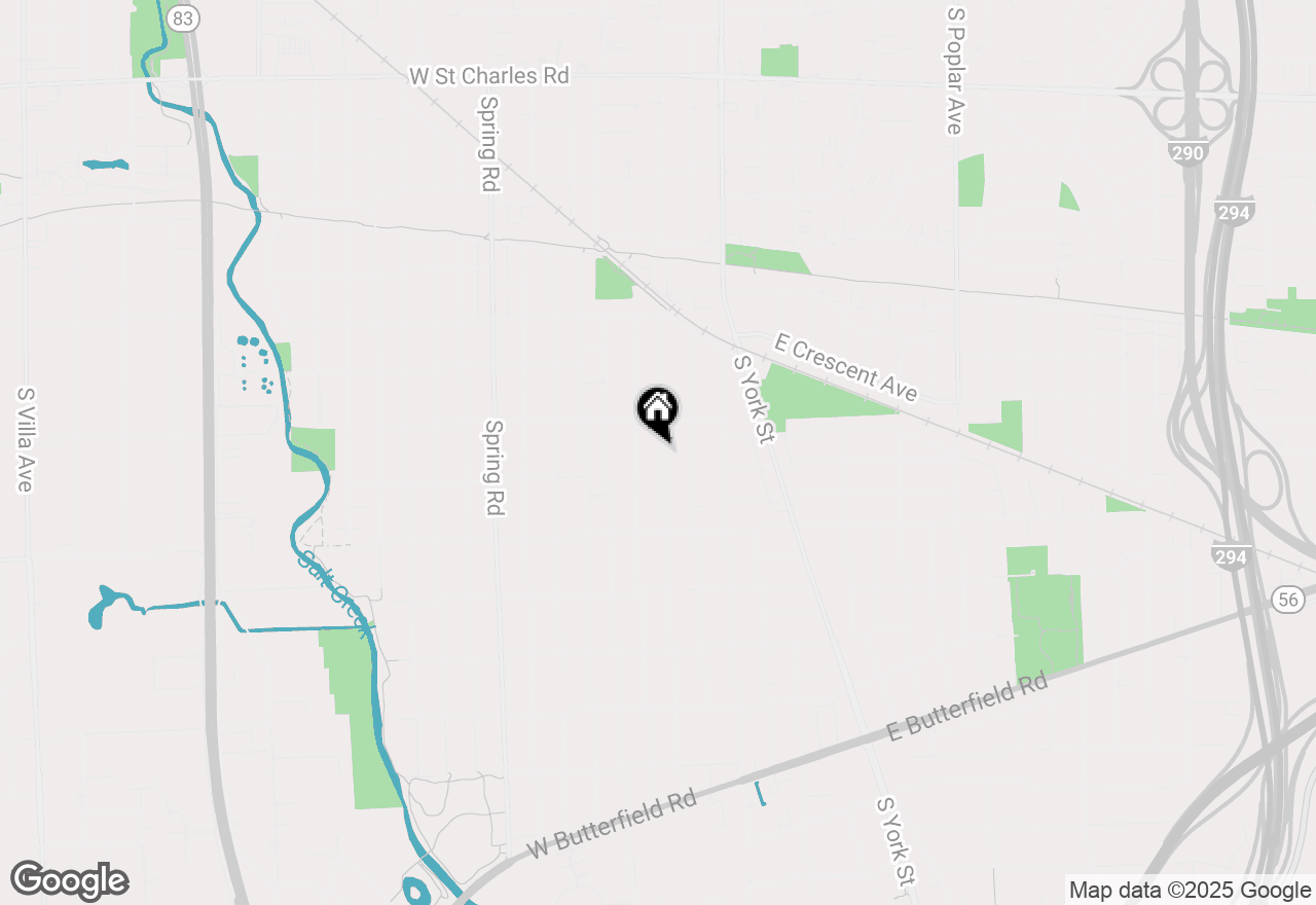 Map of 680 S Bryan Street, Elmhurst, IL 60126