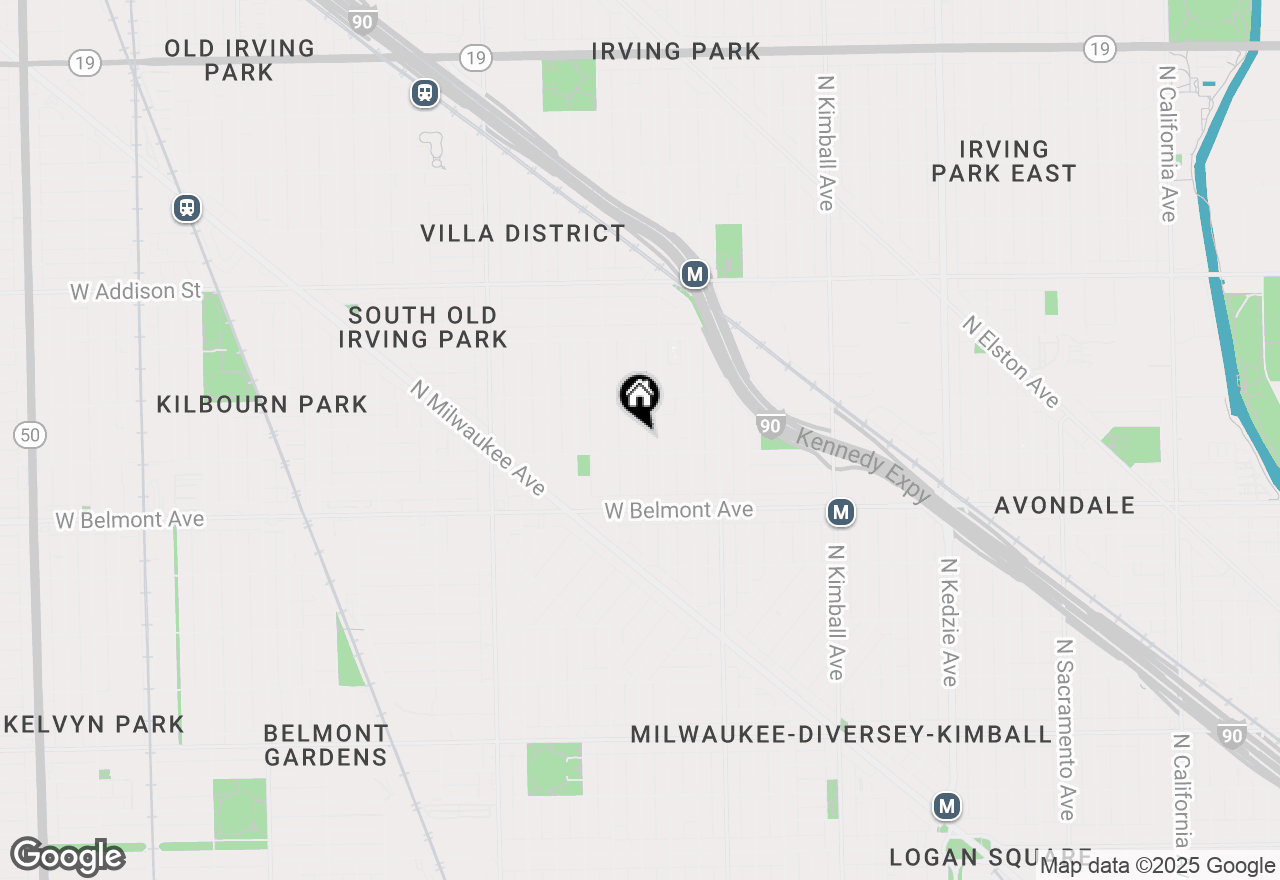 Map of 3311 N Ridgeway Avenue, Chicago, IL 60618