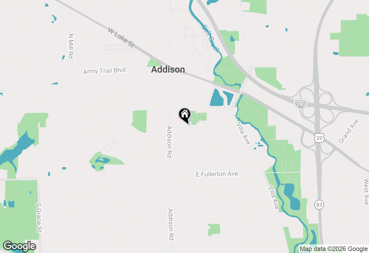Map of 100 S Wisconsin Avenue, Addison, IL 60101