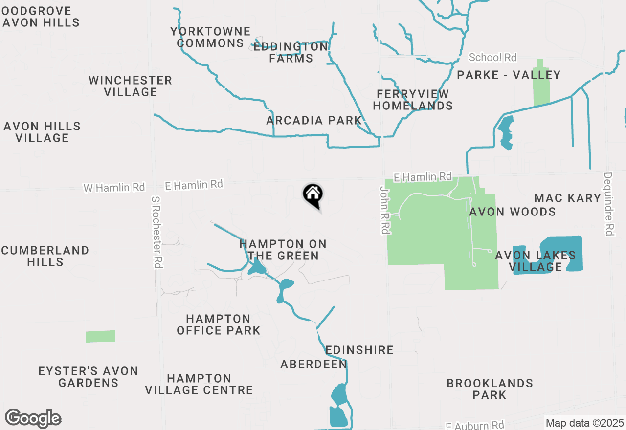 Map of 2198 London Bridge Drive, Rochester Hills, MI 48307