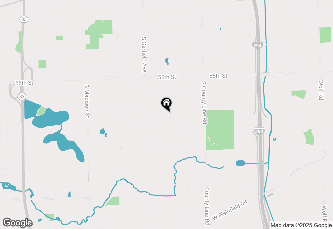 Map of 340 Claymoor Road #2B, Hinsdale, IL 60521