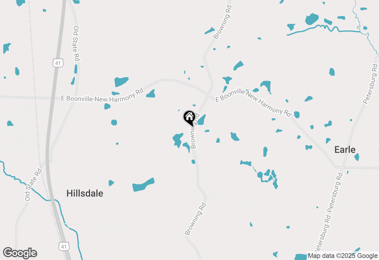 Map of 1349 Browning Manor Road, Evansville, IN 47725