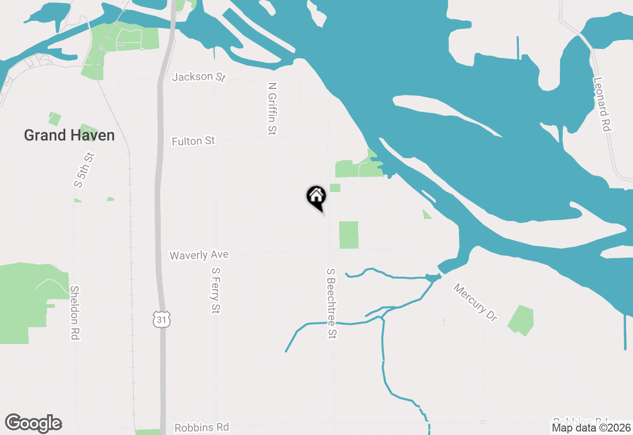 Map of 1427 Grant Avenue, Grand Haven, MI 49417