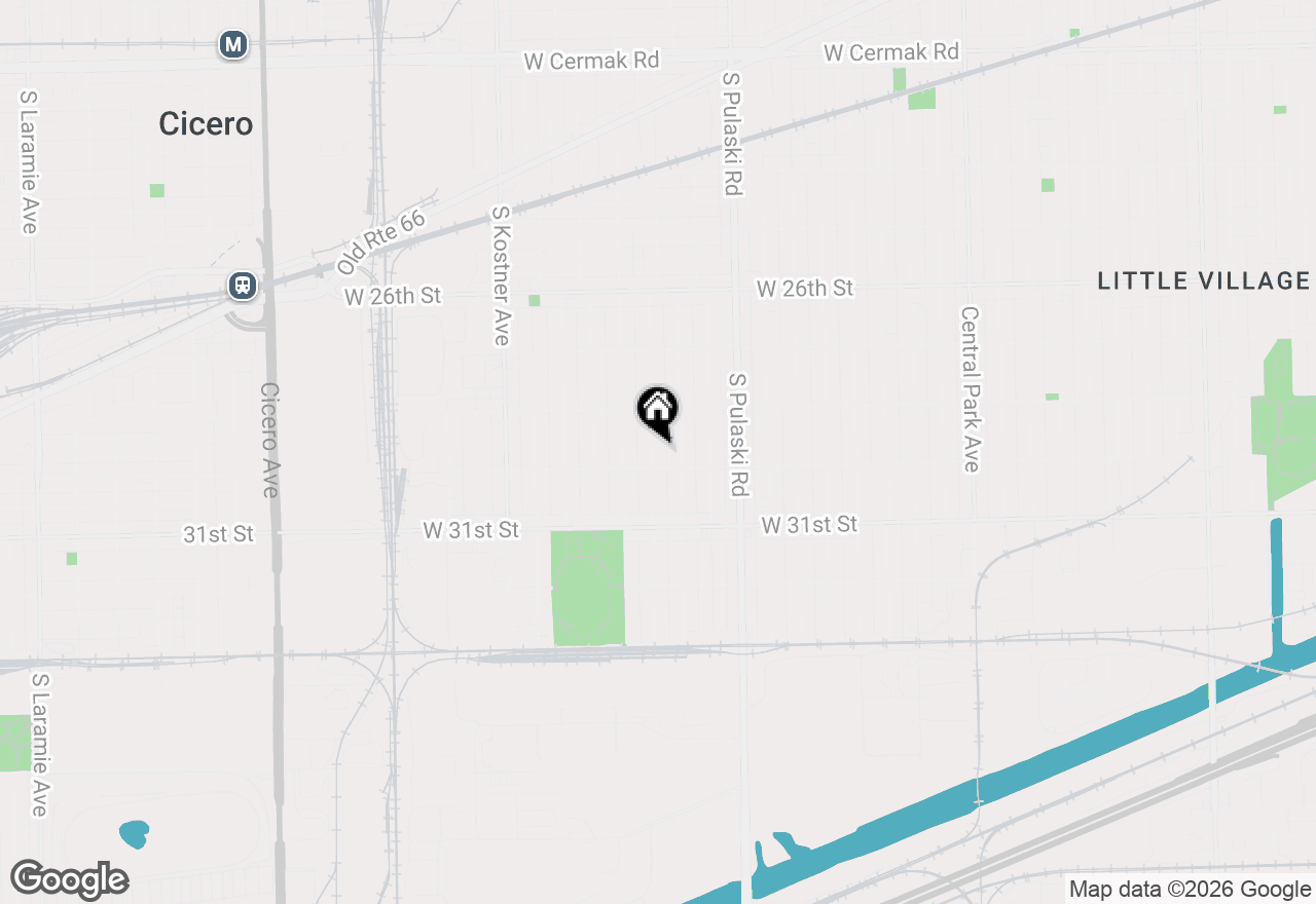 Map of 2845 S Kedvale Avenue, Chicago, IL 60623