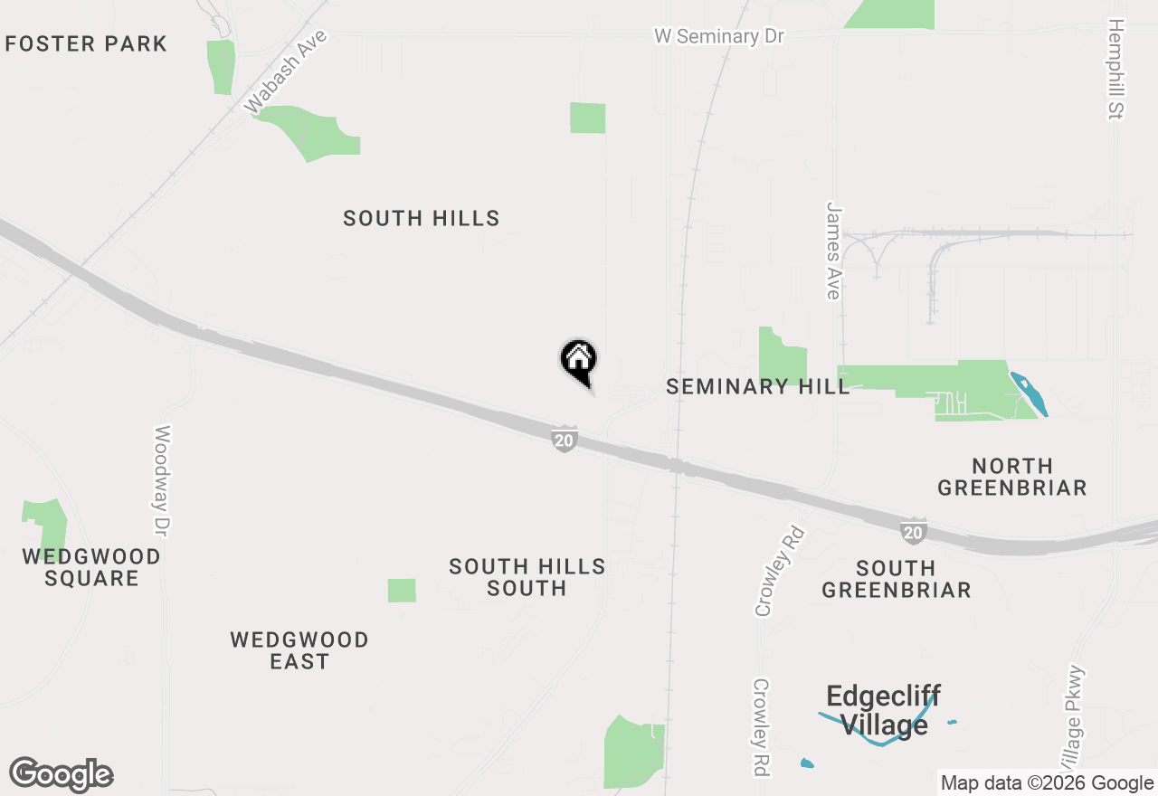 Map of 5163 Waits Avenue, Fort Worth, TX 76133