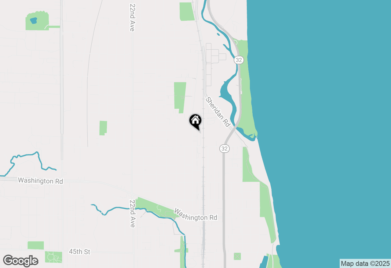 Map of 3307 14th Ave, Kenosha, WI 53140