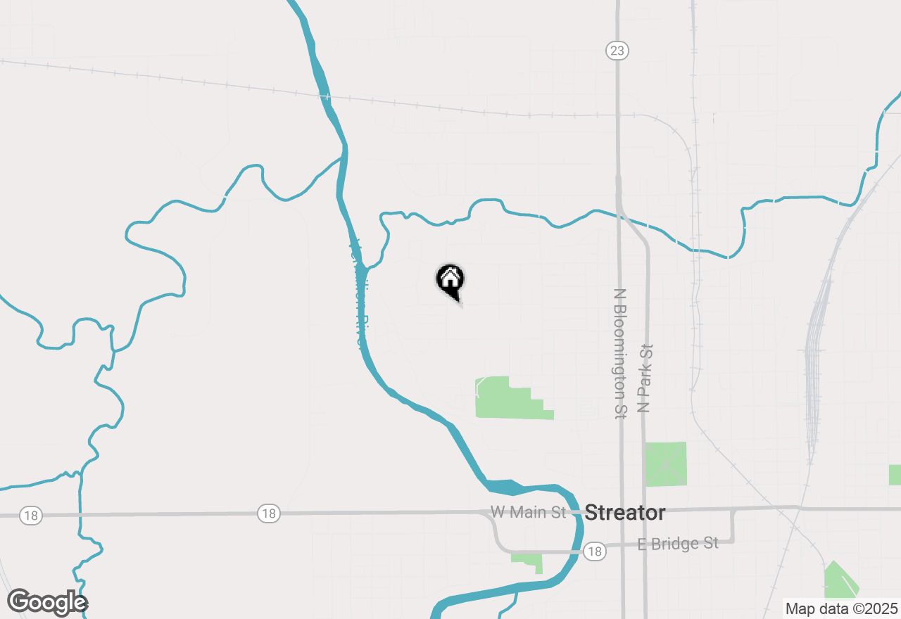 Map of 629 W Stanton Street, Streator, IL 61364